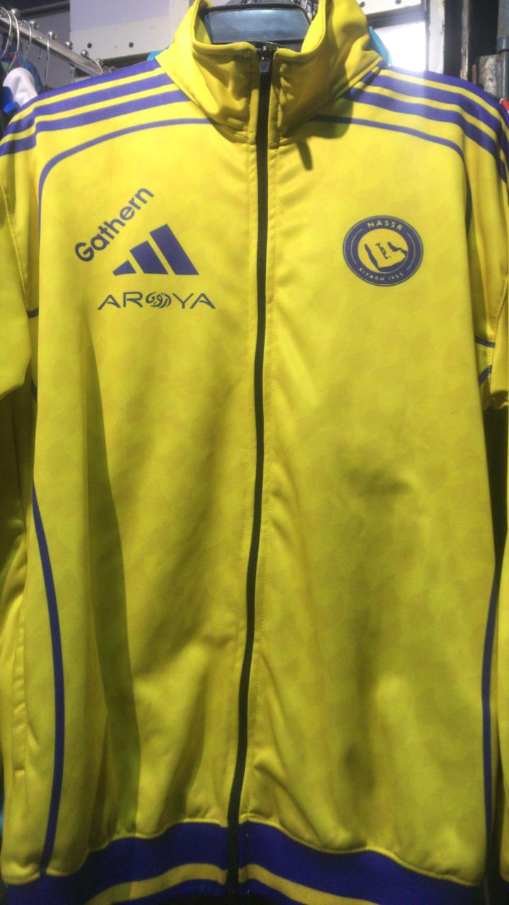 Adidas Al Nassr Yellow Training Jacket