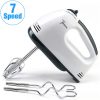 Scarlett Hand Mixer 7 Speed Egg Beater with Chrome Beater + Dough Hook