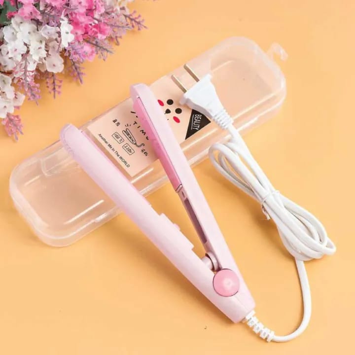 Mini Hair Straightener, Flat Iron Curler