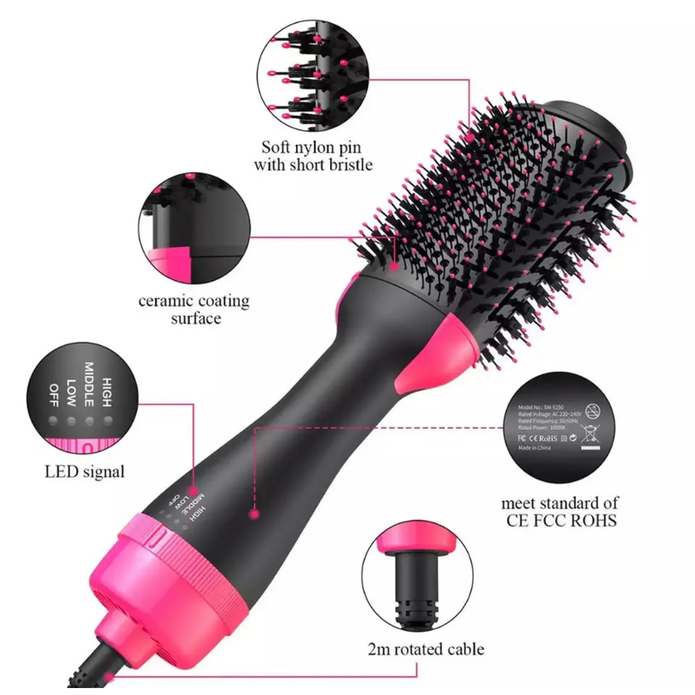 One Step 3 In 1 Hot Air Brush (Heavy Duty Premium Quality) One Step 3 In 1 Hot Air Brush (Heavy Duty Premium Quality)